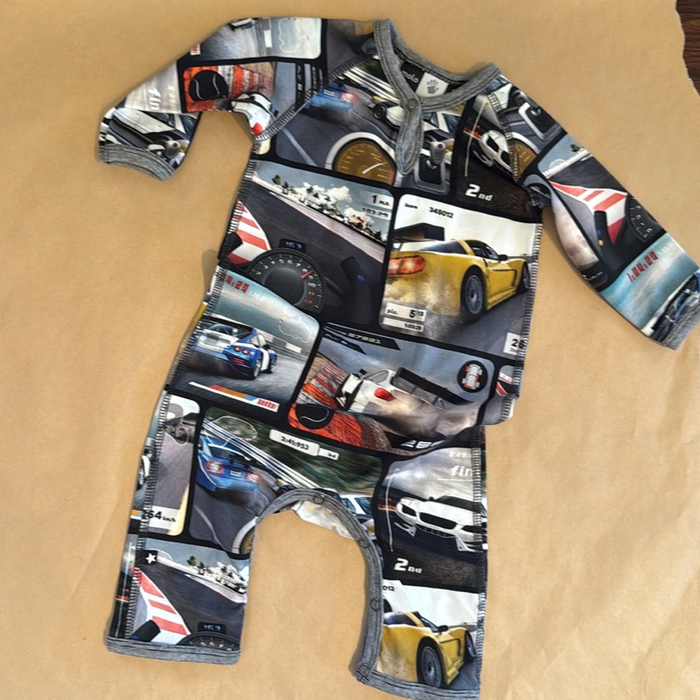 Molo Multicolor Racing Car Print Shirt - Picture 3 of 5
